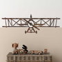Wallity Rusty Airplane Escultura de pared